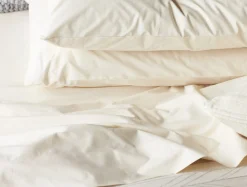 Outlet Coyuchi 300 TC Organic Percale Fitted Sheet twin xl