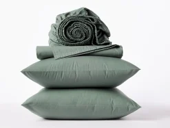 Outlet Coyuchi 300 TC Organic Percale Fitted Sheet twin xl