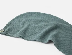 Fashion Coyuchi Adriatic Organic Hair Wrap