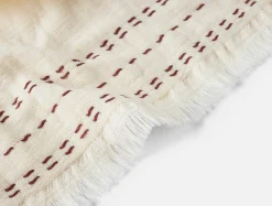 Best Coyuchi Alder Organic Hand Towel, Set of 2 Undyed w/Claret