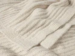 Best Coyuchi Andes Suri Alpaca Knit Throw
