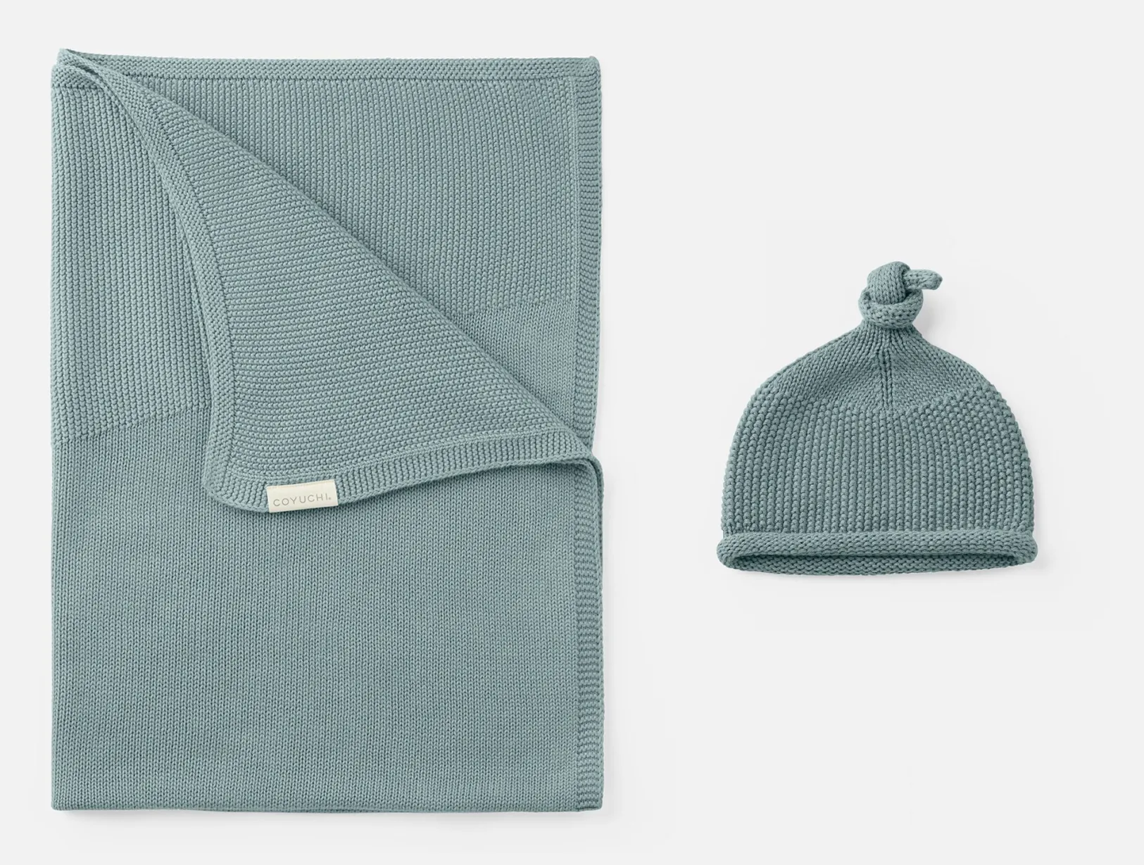 Discount Coyuchi Arroyo Organic Knit Baby Gift Set
