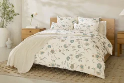 Online Coyuchi Aurora Print Duvet Cover Natural w/Surf