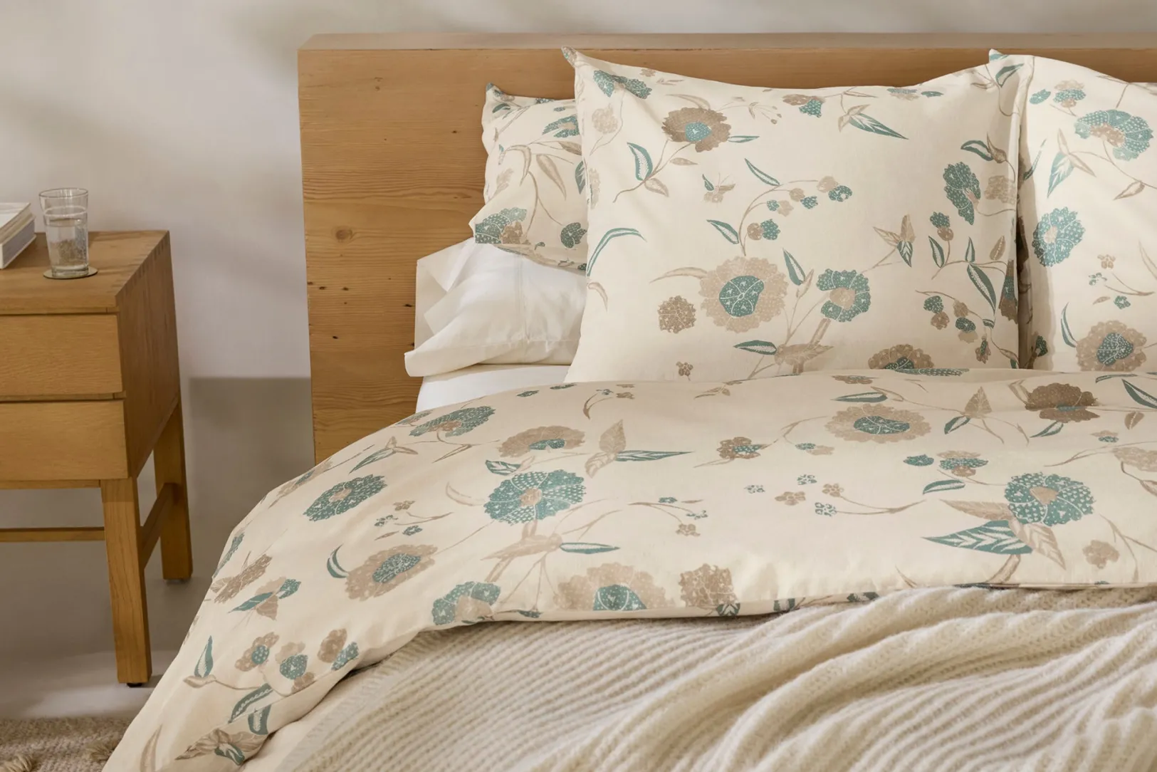 Online Coyuchi Aurora Print Duvet Cover Natural w/Surf