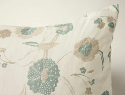 Outlet Coyuchi Aurora Print Sham Natural w/Surf