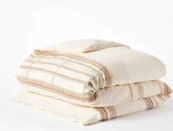 Sale Coyuchi Bodega Bay Organic Duvet Cover Undyed w/Fawn