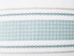 Discount Coyuchi Cabrillo Organic Sham Alpine White w/Tidal