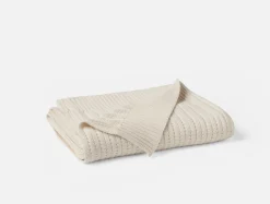Best Coyuchi Casa Loma Organic Knit Throw