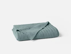 Best Coyuchi Casa Loma Organic Knit Throw