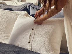 Best Coyuchi Cascade Organic Matelasse Sham