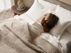Sale Coyuchi Channel Handstitched Organic Quilt