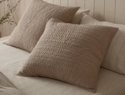 Online Coyuchi Channel Handstitched Organic Sham