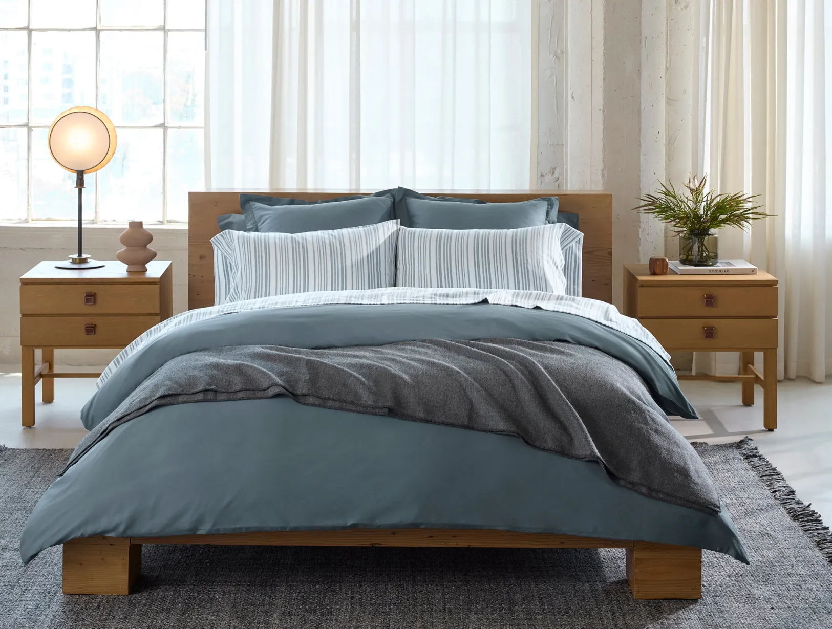 Clearance Coyuchi Cloud Brushed™ Organic Flannel Sheet Set
