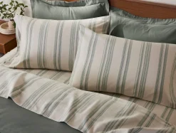 Clearance Coyuchi Cloud Brushed™ Organic Flannel Sheet Set