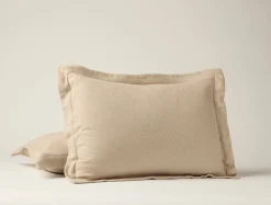 Online Coyuchi Cloud Brushed™ Organic Flannel Heather Texture Sham