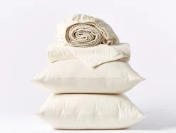 New Coyuchi Cloud Soft Organic Sateen Deluxe Bed Bundle