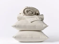 New Coyuchi Cloud Soft Organic Sateen Deluxe Bed Bundle