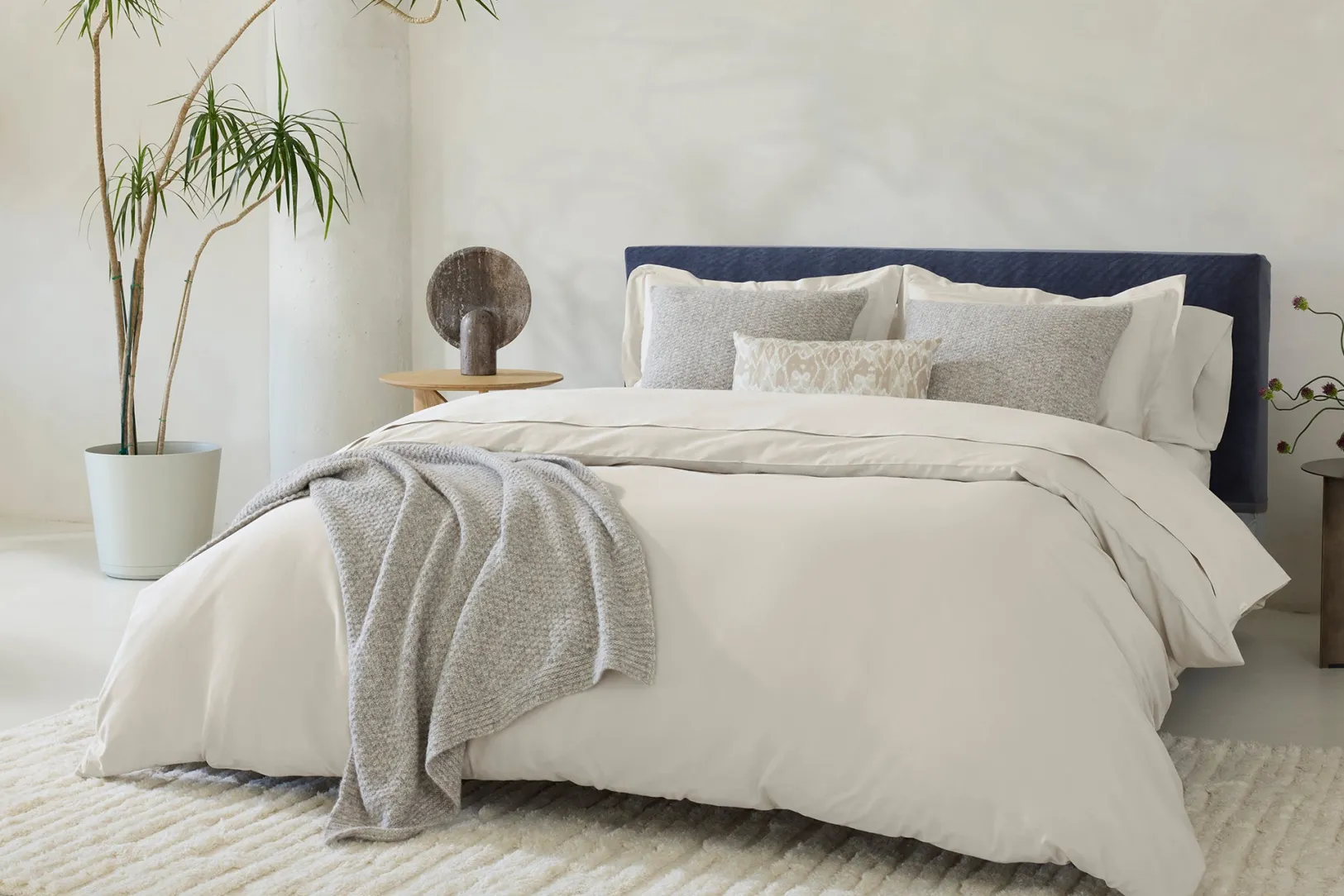 New Coyuchi Cloud Soft Organic Sateen Deluxe Bed Bundle