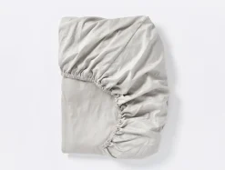 Fashion Coyuchi Cloud Soft Organic Sateen Fitted Sheet Pale Gray