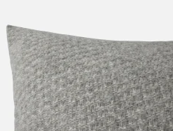 Fashion Coyuchi Cordillera Alpaca Cotton Knit Decorative Pillow Gray Heather