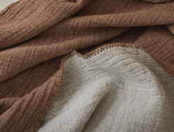 Outlet Coyuchi Cozy Cotton Organic Throw