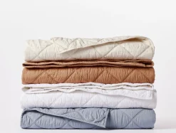Hot Coyuchi Diamond-Stitched Organic Cotton Comforter