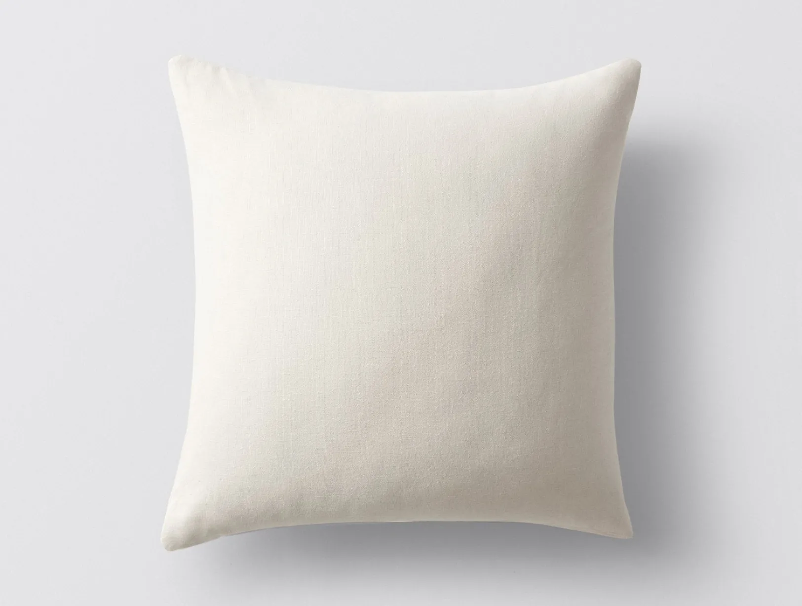 New Coyuchi Down Feather Throw Pillow Insert White