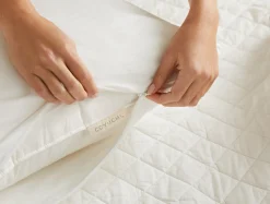 Fashion Coyuchi Down Pillows + Organic Protectors Bundle