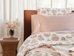 New Coyuchi Flores Handstitched Organic Quilt