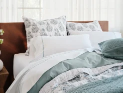 Best Coyuchi Flores Handstitched Organic Sham