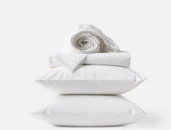 Fashion Coyuchi Floret Embroidered Organic Percale Sheet Set