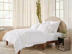Fashion Coyuchi Floret Embroidered Organic Percale Sheet Set