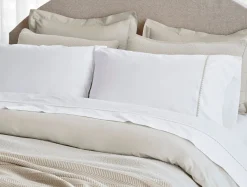 Fashion Coyuchi Floret Embroidered Organic Percale Pillowcases