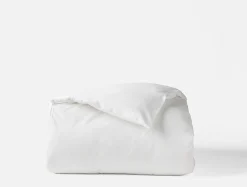 Sale Coyuchi Heirloom Organic Sateen Duvet Cover Alpine White