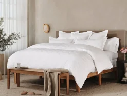 Online Coyuchi Heirloom Organic Sateen Jacquard Duvet Set
