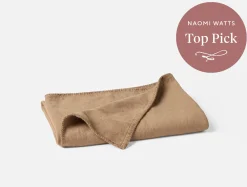 Clearance Coyuchi Helena Organic Linen Throw