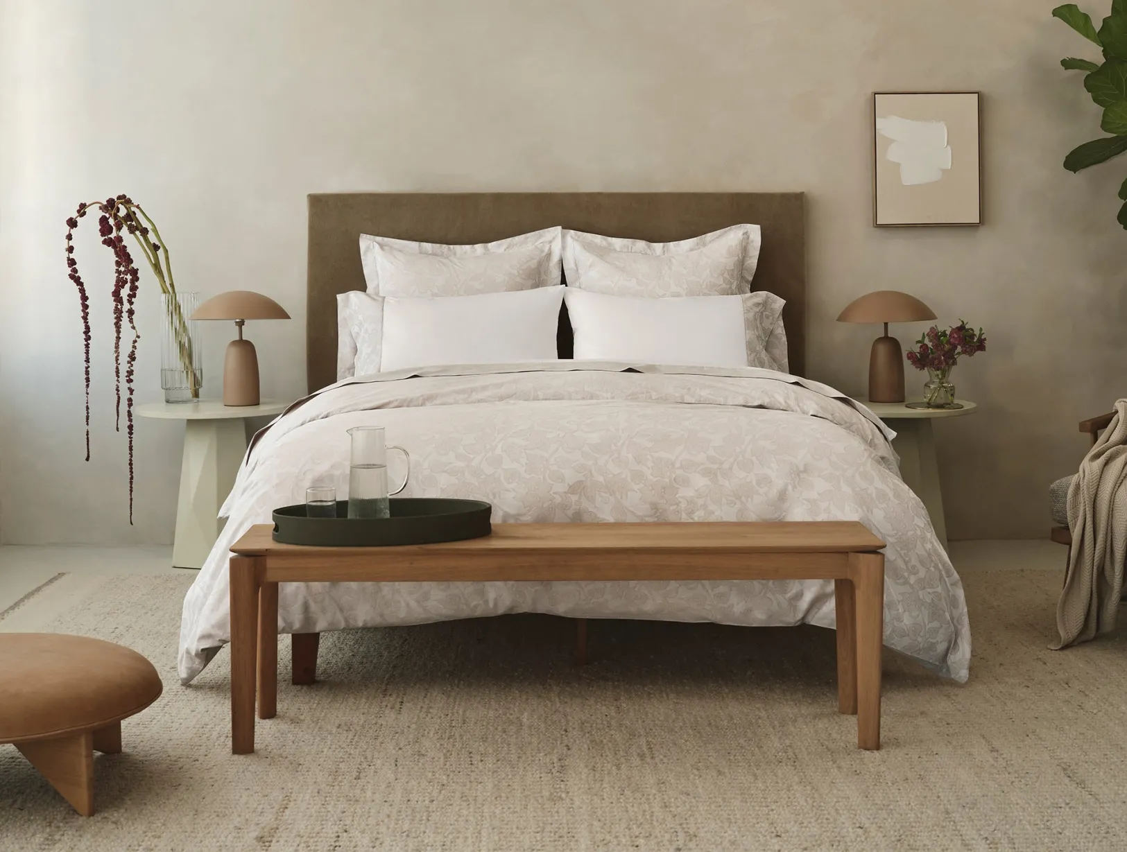 Clearance Coyuchi Heritage Organic Percale Jacquard Sham Alpine White