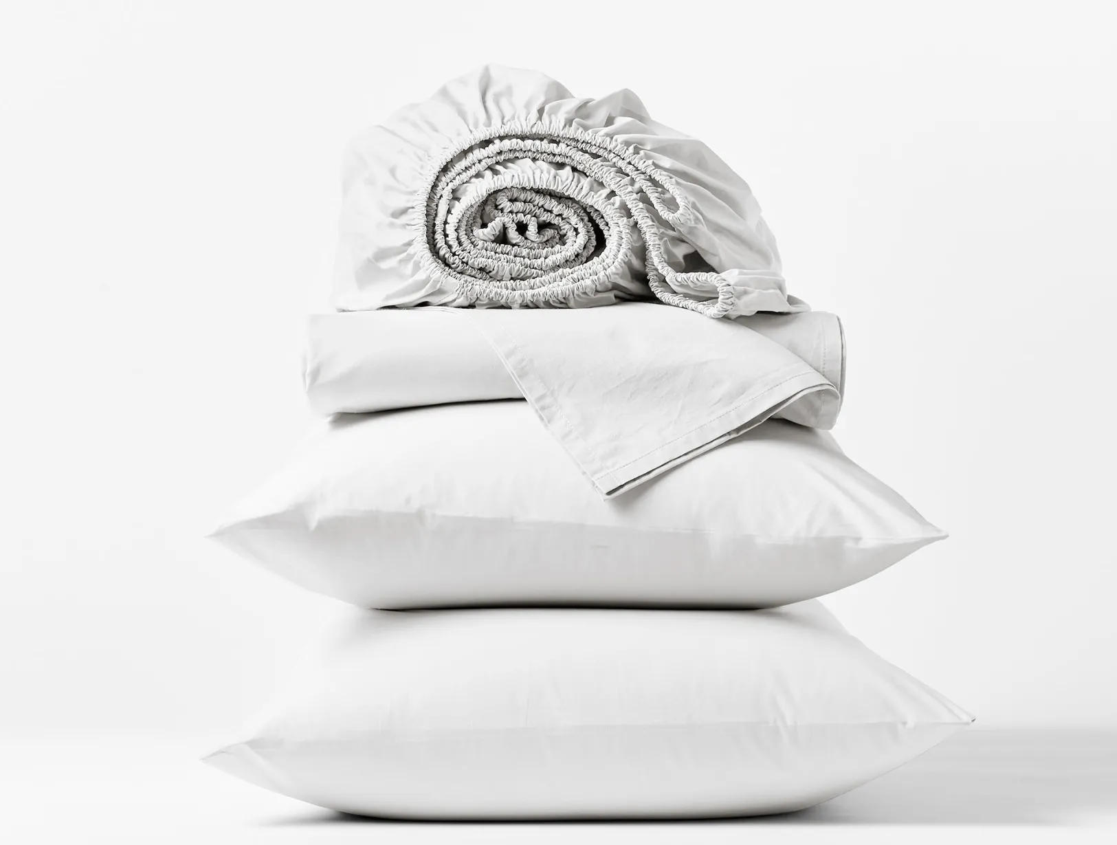 Clearance Coyuchi Heritage Organic Percale Sheet Set Alpine White