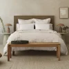 Outlet Coyuchi Heritage Organic Percale Jacquard Duvet Set