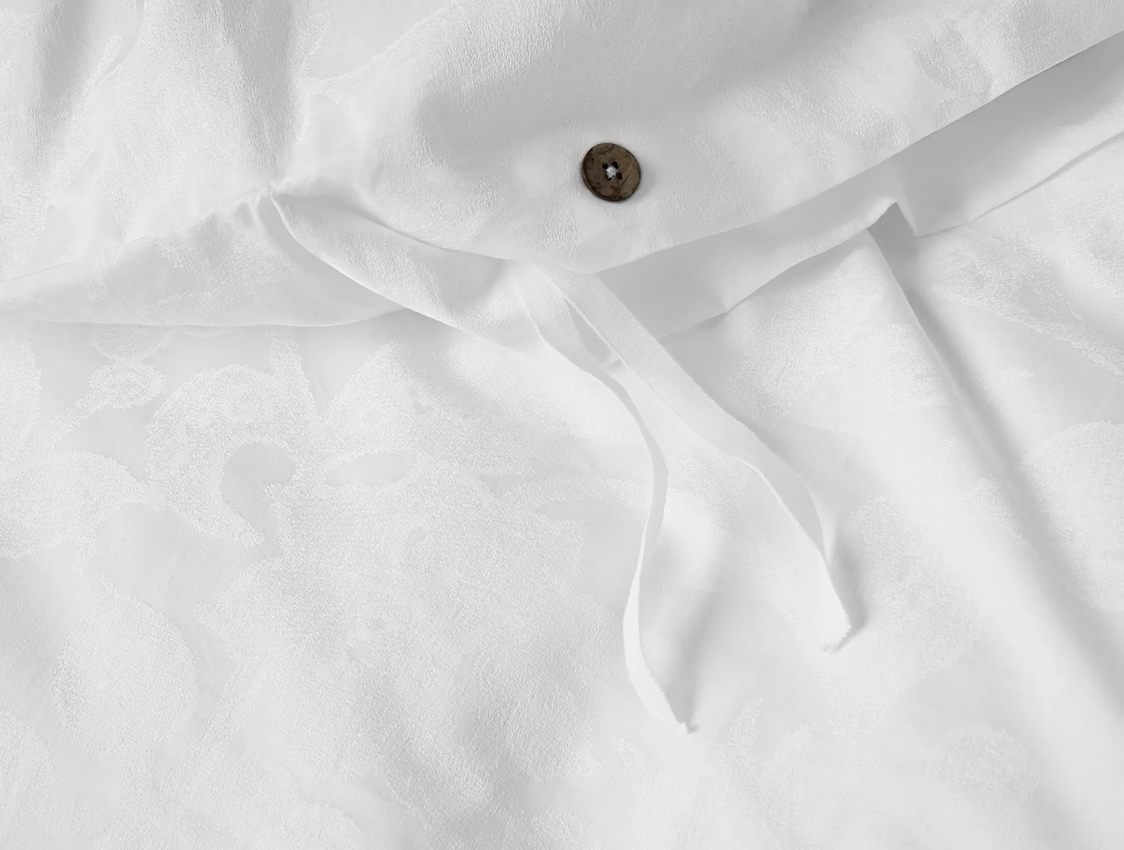 Outlet Coyuchi Heritage Organic Percale Jacquard Duvet Set
