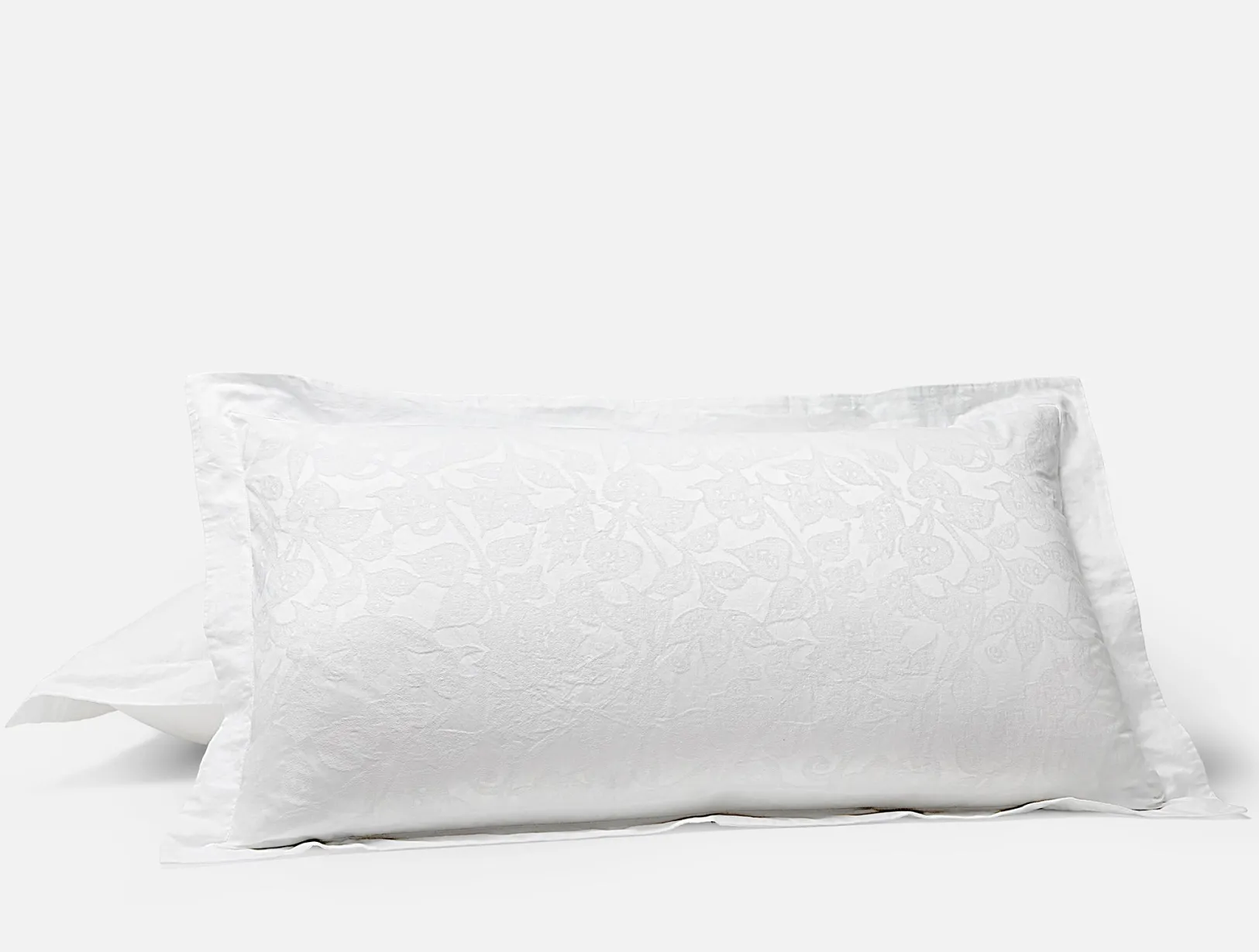Outlet Coyuchi Heritage Organic Percale Jacquard Duvet Set