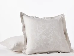 Outlet Coyuchi Heritage Organic Percale Jacquard Duvet Set
