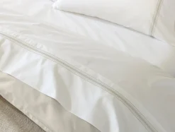 Online Coyuchi Landscape Embroidered Organic Pillowcases