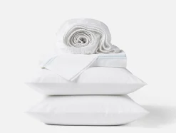 Fashion Coyuchi Landscape Embroidered Organic Percale Sheet Set