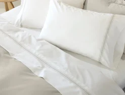 Fashion Coyuchi Landscape Embroidered Organic Percale Sheet Set
