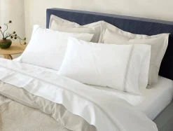 Fashion Coyuchi Landscape Embroidered Organic Percale Sheet Set