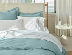 Fashion Coyuchi Landscape Embroidered Organic Percale Sheet Set