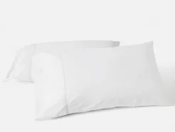 Online Coyuchi Lattice Organic Percale Pillowcases
