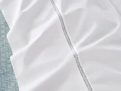 Online Coyuchi Lattice Organic Percale Pillowcases