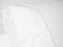 Online Coyuchi Lattice Organic Percale Pillowcases